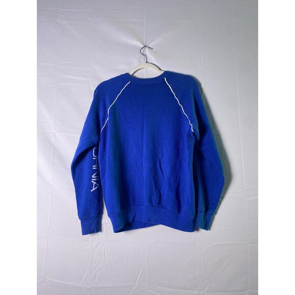 Vintage Tultex San Diego City California Blue Crewneck Sweater Destination Large - Picture 2 of 3